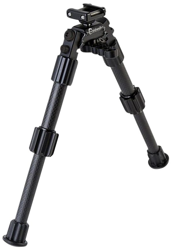 "Caldwell 1082222 Accumax Premium Pic Rail Bipod 9-13 Black Carbon Fiber"
