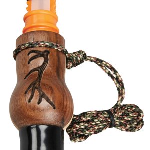 "Wayne Carlton's Calls 70168 Whispering Cow Call  Open Call Cow Sounds Attracts Elk Natural Walnut/Maple"