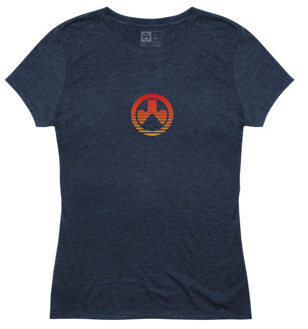 "Magpul MAG1185-411-S Sun's Out Women's Navy Heather Cotton/Polyester Short Sleeve Small"