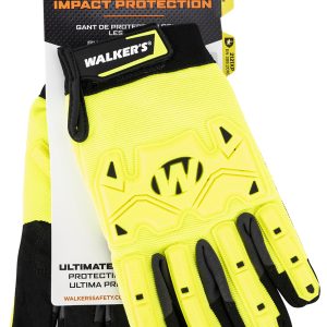 "Walker's GWPSFHVFFIL2SM Impact Protection  Yellow/Black Synthetic/Synthetic Leather Small"