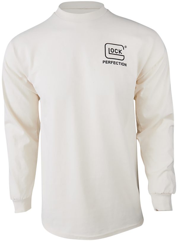 "Glock AP96073 Born In Austria  Tan Pre-Shrunk Cotton Long Sleeve Large"
