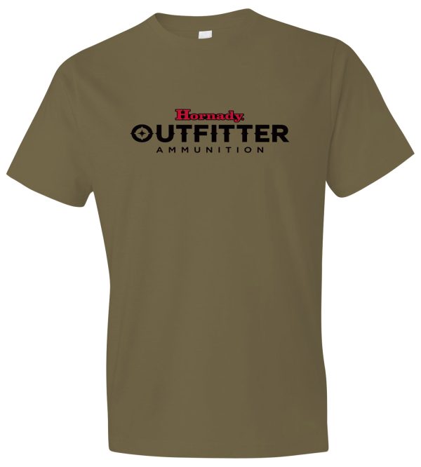"Hornady Gear 31361 Big Buck  Coyote Brown, Cotton Short Sleeve, Semi-Fitted, Small"