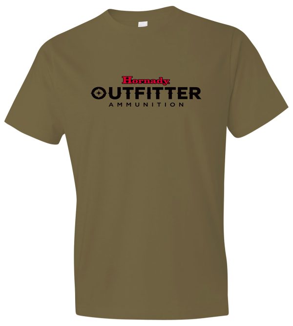 "Hornady Gear 31365 Big Buck  Coyote Brown, Cotton Short Sleeve, Semi-Fitted, 2XL"