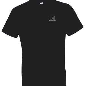 "Hornady Gear 30123 Fueled By Hornady  Black Cotton, Short Sleeve Semi-Fitted Large"