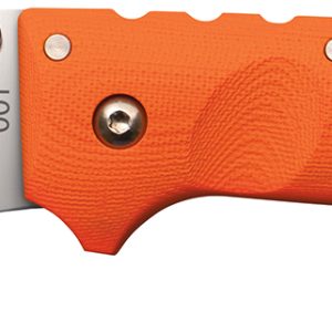 "Cold Steel CS30URY Ultimate Hunter  3.50 Folding Drop Point Plain American S35VN Blade/5 Orange G10 Handle Includes Belt Clip"