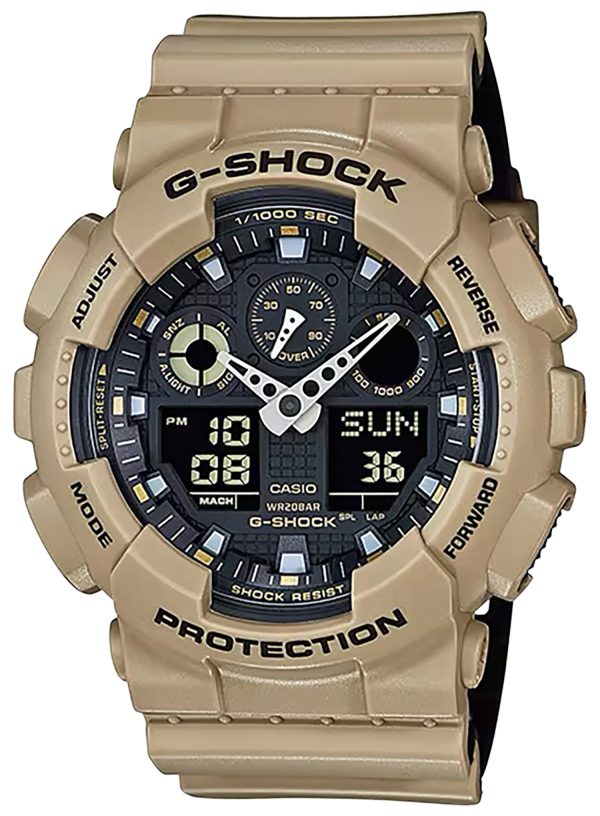 "G-shock/vlc Distribution G-Shock Tactical Brown Stainless Steel Bezel 145-215mm"