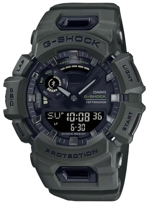 "G-shock/vlc Distribution GBA900UU3A G-Shock Tactical Black Stainless Steel Bezel 145-215mm"