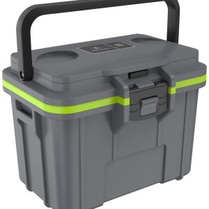 "PELICAN 8Q-1-DKGRYEGRN 8QT ELITE COOLER GRY/GRN"