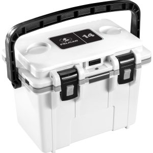 "PELICAN 14Q-1-WHTGRY 14QT ELITE COOLER WHT/GRY"