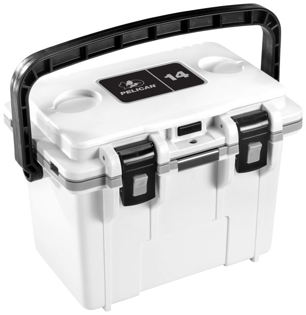 "PELICAN 14Q-1-WHTGRY 14QT ELITE COOLER WHT/GRY"