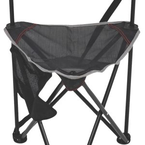"Bog-Pod 1117130 Triple Play  Chair, 3 Legs, Black, Steel Frame, Exterior Pocket"