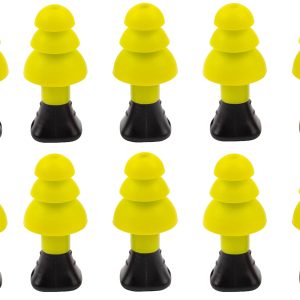 "Allen 4122 Silicone Ear Plugs  26 dB Yellow 5 Pair"