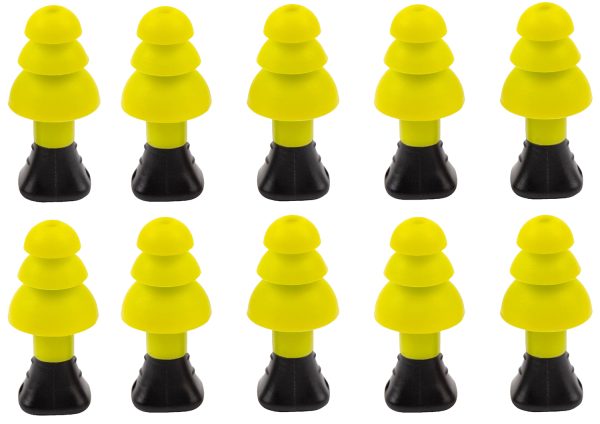 "Allen 4122 Silicone Ear Plugs  26 dB Yellow 5 Pair"