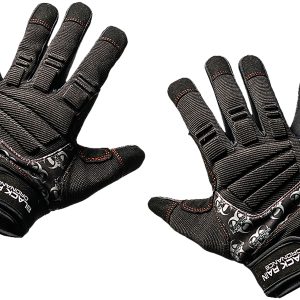 "Black Rain Ordnance TACTGLOVEBLK/GRYS Tactical Gloves  Black/Gray Small Velcro"