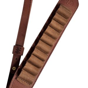 "1791 Gunleather HNTAS12BRWA Hunt Ammo Sling Oiled Brown Leather 32 to 37 OAL Shotgun"