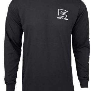 "Glock AP96099 Perfection Long Sleeve Tee Black Pre-Shrunk Cotton Long Sleeve Medium"