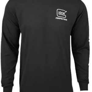 "Glock AP96100 Perfection Long Sleeve Tee Black Pre-Shrunk Cotton Long Sleeve Large"