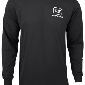 "Glock AP96101 Perfection Long Sleeve Tee Black Pre-Shrunk Cotton Long Sleeve XL"