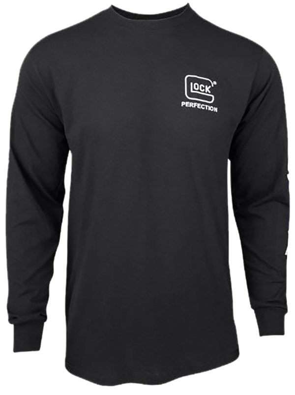 "Glock AP96101 Perfection Long Sleeve Tee Black Pre-Shrunk Cotton Long Sleeve XL"