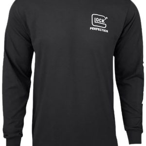 "Glock AP96102 Perfection Long Sleeve Tee Black Pre-Shrunk Cotton Long Sleeve 2XL"