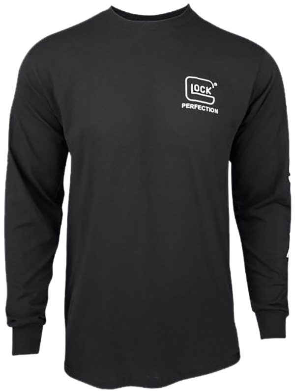 "Glock AP96102 Perfection Long Sleeve Tee Black Pre-Shrunk Cotton Long Sleeve 2XL"