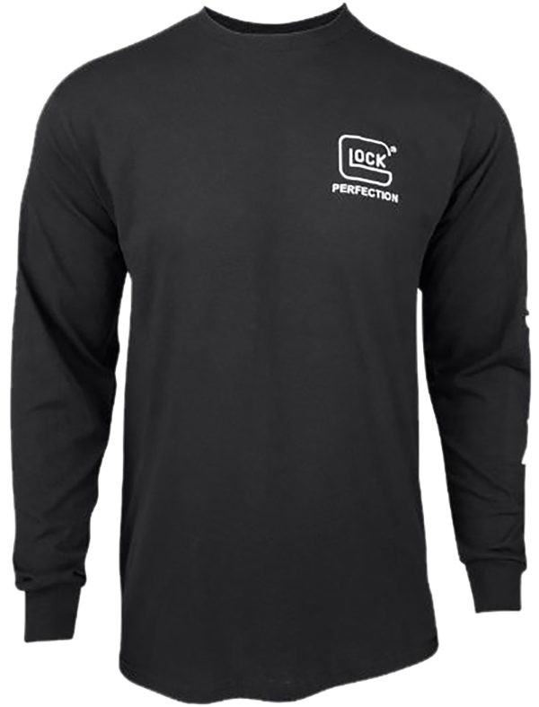 "Glock AP96103 Perfection Long Sleeve Tee Black Pre-Shrunk Cotton Long Sleeve 3XL"