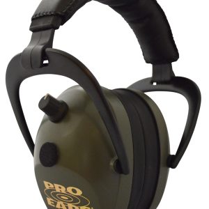 "Pro Ears PEG2SMG Gold II 26 Electronic Muff 26 dB Over the Head Black/Green Adult 1 Pair"