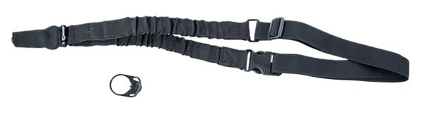 "Caldwell 156215 Single Point Tactical Sling Black Nylon Adjustable Bungee AR Platform"